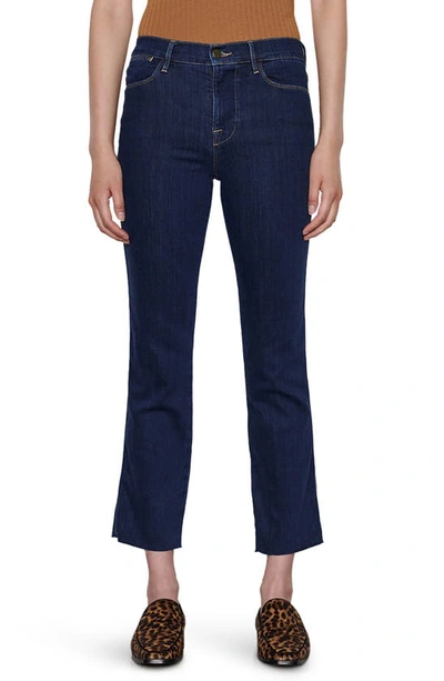 Shop Frame Le High Straight Triple Needle Ankle Jeans In Dalvin