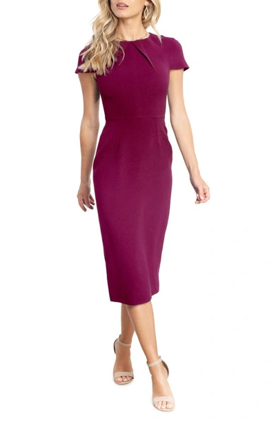 Shop Dress The Population Lainey Body-con Dress In Dark Magenta