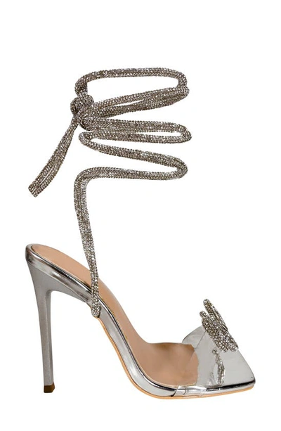 Shop Azalea Wang Drake Sandal In Silver