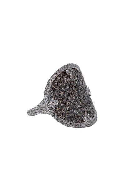 Shop Armenta New World Constellation Pavé Diamond Ring In Silver