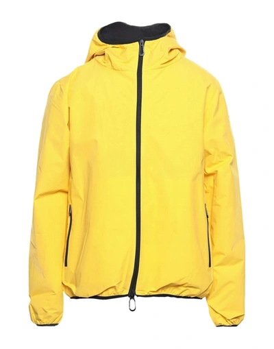 Shop Suns Man Jacket Yellow Size L Nylon, Cotton, Elastane