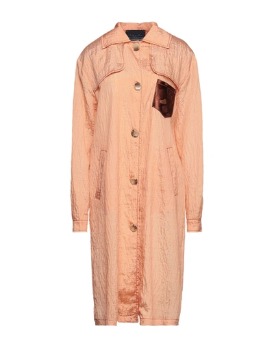 Shop Ebarrito Overcoats In Apricot