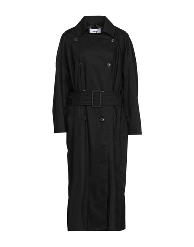 Shop Mauro Grifoni Overcoats In Black