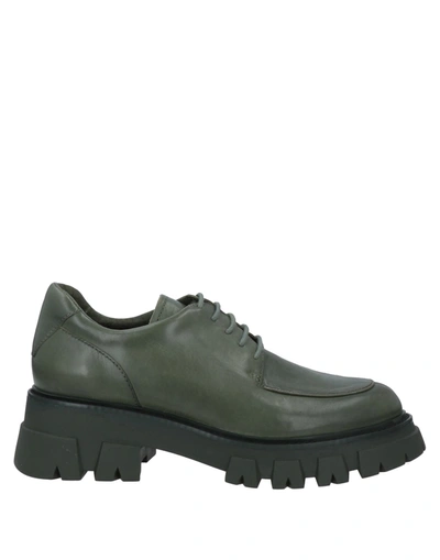 Shop Ash Lace-up Shoes In Military Green