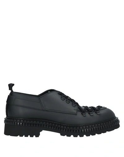Shop Attimonelli's Man Lace-up Shoes Black Size 9 Soft Leather