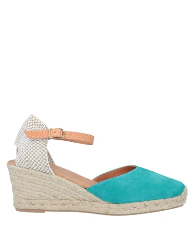 M&p Maypol Espadrilles In Turquoise | ModeSens