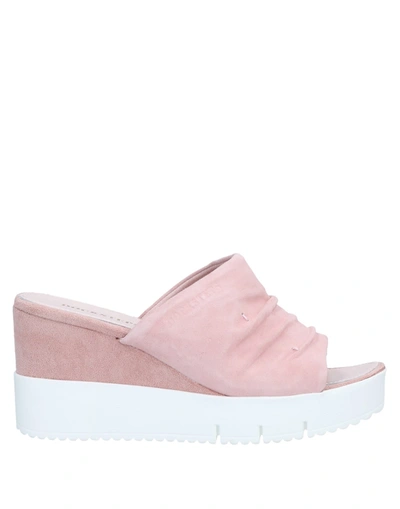 Shop Docksteps Woman Sandals Pastel Pink Size 10 Soft Leather