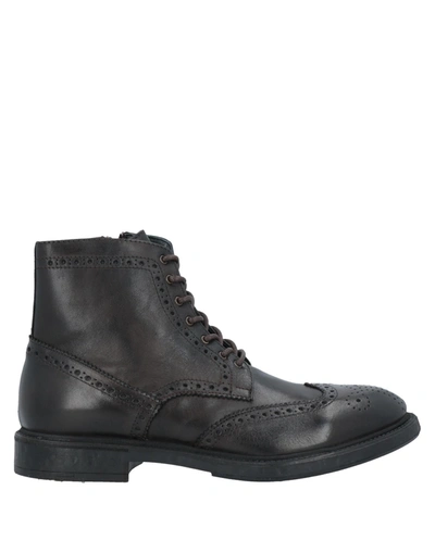 Shop Cafènoir Man Ankle Boots Dark Brown Size 8 Soft Leather