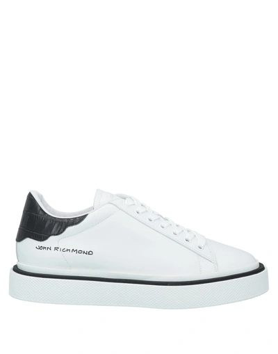 Shop John Richmond Sneakers In White