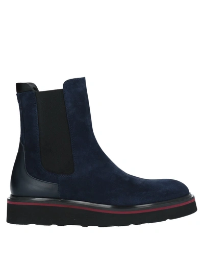 Shop Ungaro Ankle Boots In Dark Blue
