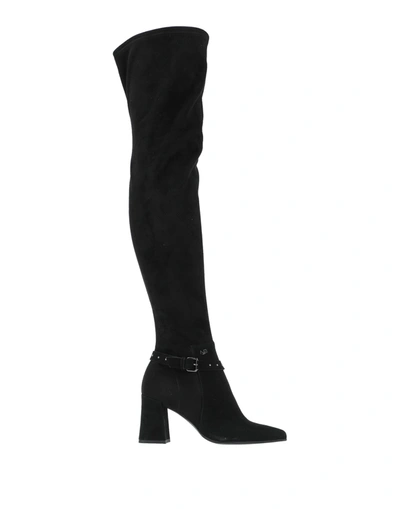 Shop Norma J.baker Knee Boots In Black