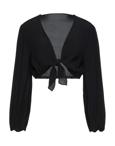 Jucca Wrap Cardigans In Black