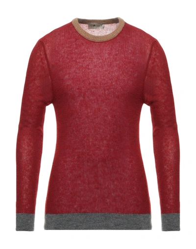 Shop Irish Crone Sweaters In Red