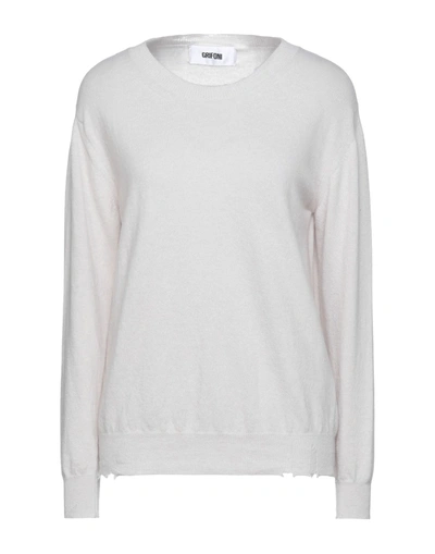 Shop Mauro Grifoni Sweaters In Light Grey