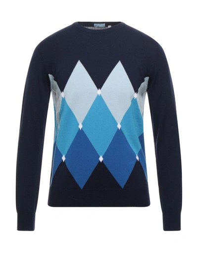 Shop Herman & Sons Sweaters In Dark Blue