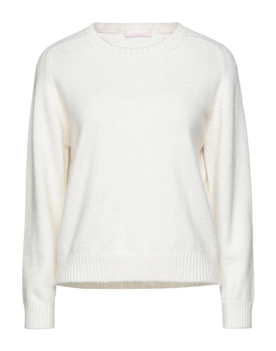 Shop Kristina Ti Sweaters In Ivory
