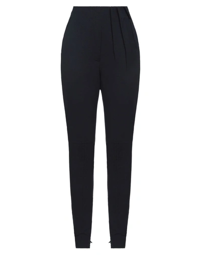 Shop Ji Oh Woman Pants Black Size 4 Polyester, Virgin Wool, Lycra