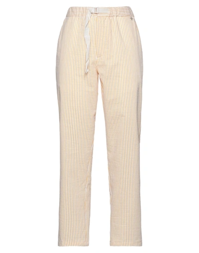 Shop Souvenir Woman Pants Yellow Size M Polyester, Cotton