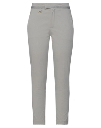 Shop Lorena Antoniazzi Woman Pants Grey Size 4 Cotton, Elastane
