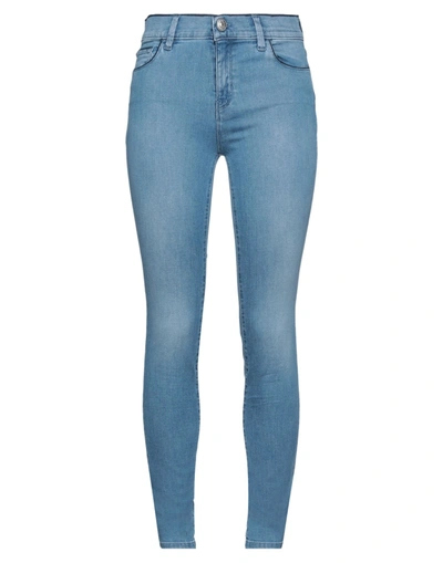 Shop My Twin Twinset Woman Jeans Blue Size 31 Cotton, Elastomultiester, Elastane