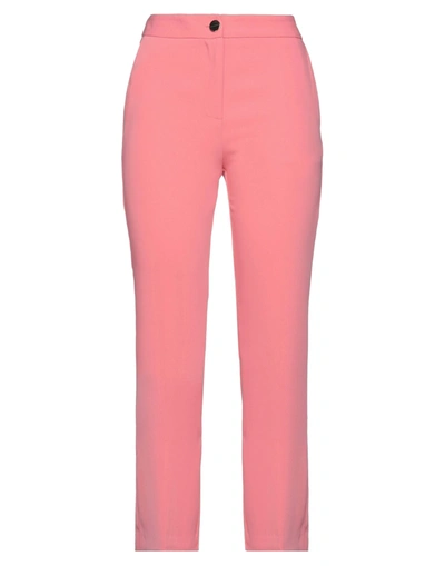 Shop Atos Lombardini Woman Pants Salmon Pink Size 6 Polyester
