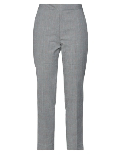 Shop Diana Gallesi Woman Pants Grey Size 12 Polyester, Viscose, Elastane