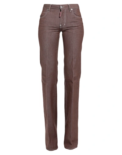 Shop Dsquared2 Jeans In Cocoa