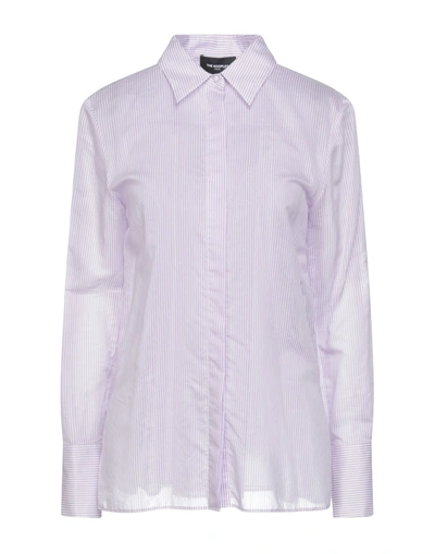 Shop The Kooples Woman Shirt Lilac Size 3 Cotton, Silk