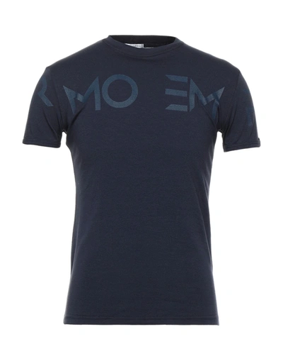 Shop Primo Emporio T-shirts In Dark Blue