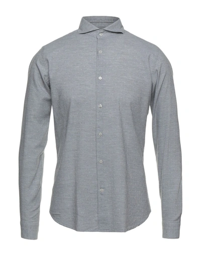 Shop Caliban 820 Shirts In Grey