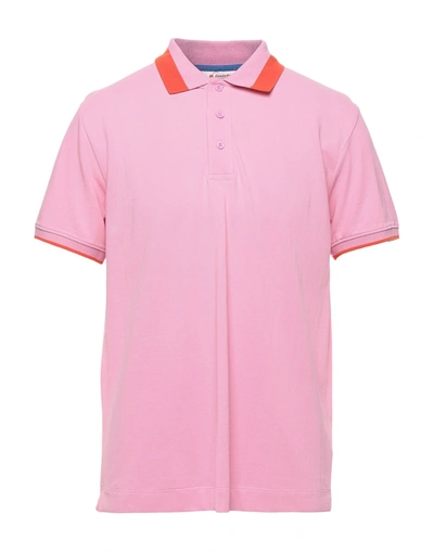 Shop Invicta Man Polo Shirt Pink Size S Cotton