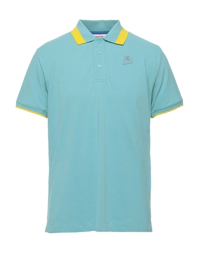 Shop Invicta Polo Shirts In Sky Blue