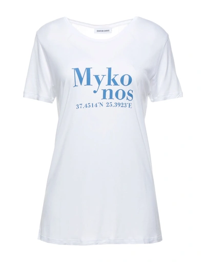 Shop Quantum Courage Woman T-shirt White Size M Viscose