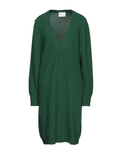 Shop Be Blumarine Woman Mini Dress Green Size 6 Wool