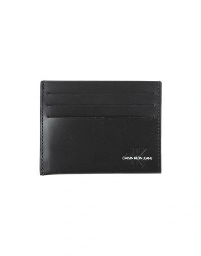 Shop Calvin Klein Jeans Est.1978 Document Holders In Black