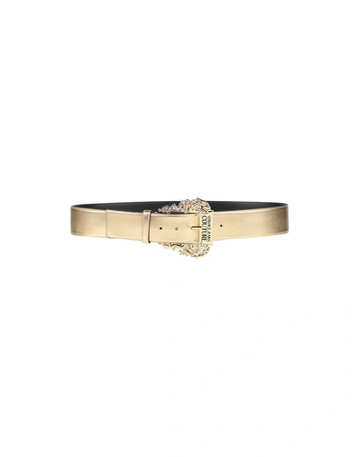 Shop Versace Jeans Couture Belts In Gold