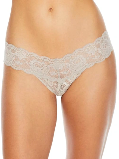 Shop Cosabella Never Say Never Cutie Low Rise Thong In Shadow