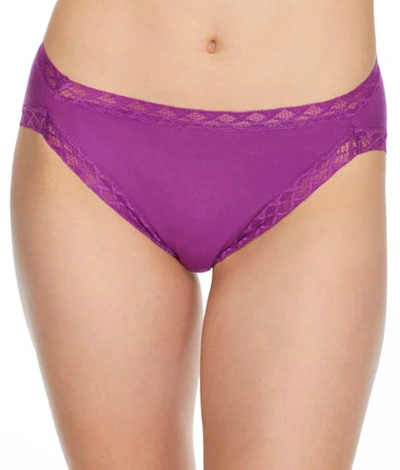 Shop Natori Bliss Cotton French Cut In Currant