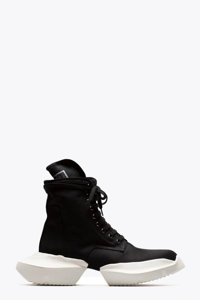 Shop Drkshdw Army Boots In Nero/bianco
