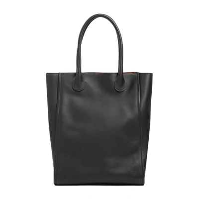 Shop Chloé Leather Joyce Bag In Black