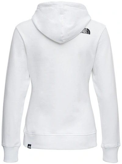 Shop The North Face White Jersey Hoodie With Print