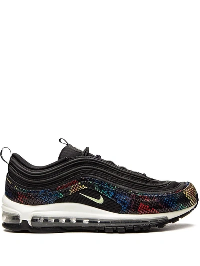 Shop Nike Air Max 97 Se "rainbow Snake" Sneakers In Black