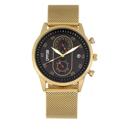 Shop Breed Andreas Black Dial Mens Watch Brd8702 In Black / Gold