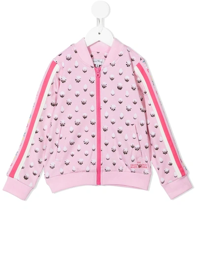 Marc Jacobs Seashell Print Track Jacket In Pink