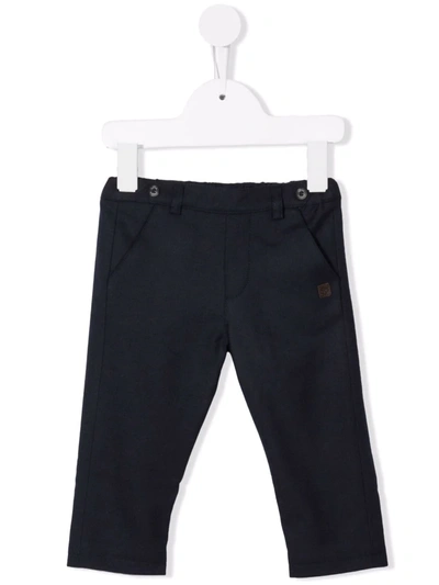 Shop Tartine Et Chocolat Slim-fit Tailored Trousers In Blue
