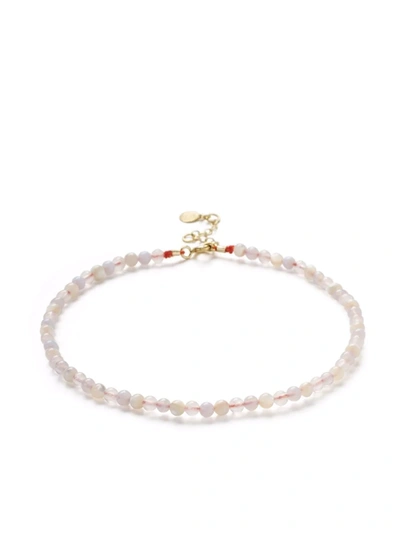 Shop The Alkemistry 18kt Yellow Gold Multi-stone Anklet