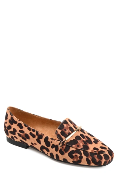 Journee Collection Tru Comfort Foam Wrenn Flat In Leopard