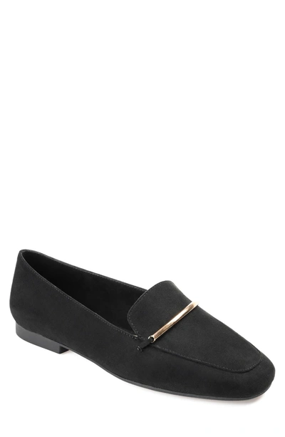 Shop Journee Collection Tru Comfort Foam Wrenn Flat In Black