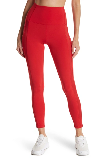 Shimmer Leggings-Red