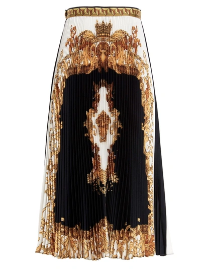Shop Versace Women's Multicolor Silk Skirt
